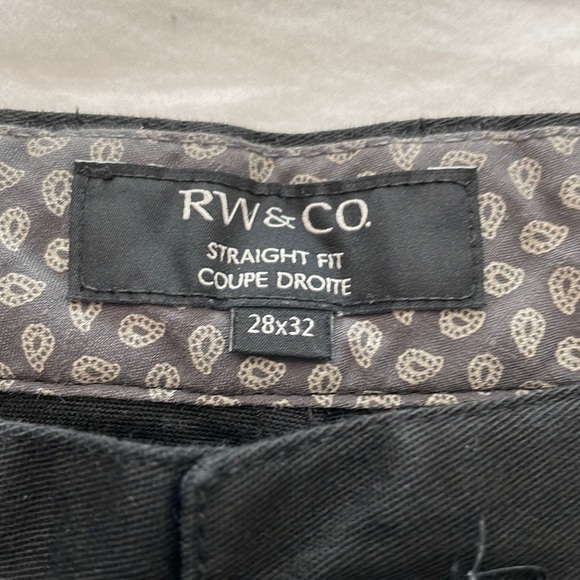 RW&CO. Other - RW&CO. Straight Fit dress pants in black.  28x32. 2 pair available.